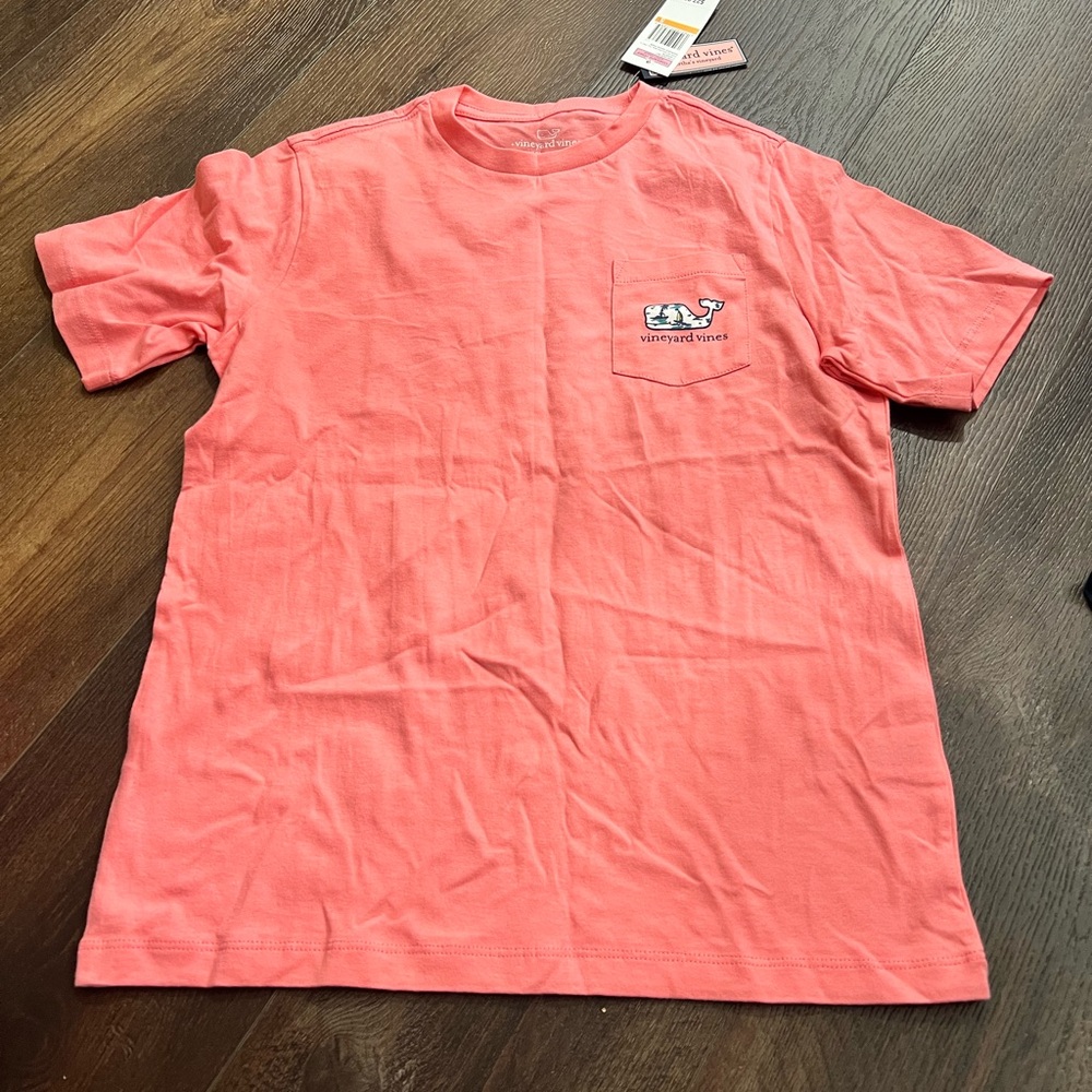 Vineyard Vines Coral Tee Sz 5/6